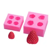 3D立體草莓造型模具 巧克力 矽膠模 翻糖模 蛋糕裝飾模