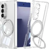 【ACE CASE】三星SAMSUNG Galaxy Z Fold8 Ultra/凱德譽A04/無前框式 360度旋轉磁吸指環支架手機殼
