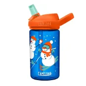 【【蘋果戶外】】Camelbak 美國《送咬嘴蓋》eddy+ 兒童吸管運動水瓶【雪人雪橇】400ml 0.4L 0.4公升 登山水壺 單車水壺 RENEW