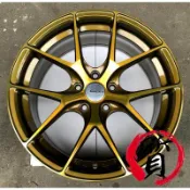 【五股直營門市】 全新鋁圈 正日本 GRORA 18吋 GS15V 古銅金黃色 5孔114 112 108 100