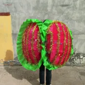 💥可開票‑【河蚌精表演服】【蚌殼精造型套裝】【貝殼精定制戲服】【成人兒童兩用演出裝】【舞龍舞獅配套道具】外觀立體還原