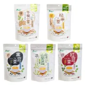 【蝦皮直營】義美生機 黑豆茶100g/山苦瓜茶120g/糙米茶200g/牛蒡糙米茶120g 無咖啡因茶包