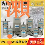 悠樂館 【台灣公司】寶速調速電機交流齒輪減速電機微型可調變速馬達單相三相6W-750W