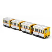 【喵喵模型坊】TOUCH RAIL 鐵支路 Q版迴力小列車 DR1000 列車組 (QV048T1)