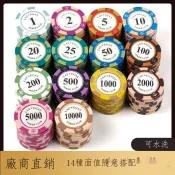 德州籌碼棋牌室專用卡片打牌籌碼幣德州撲克積分幣打麻將牌碼籌碼 🌟