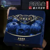 kevan優選-2026新款-藍莓禮盒包裝盒空盒子高檔燙金正方形禮品盒雙豐藍莓通用紙箱批發