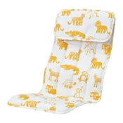 【IKEA 宜家家居】POÄNG 兒童扶手椅椅墊, skogbo 動物圖案