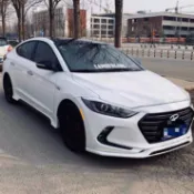 Hyundai Elantra 16-20款改裝KDM側裙防撞外觀件大小包圍