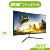 Acer 宏碁 Aopen｜27HC5R P0  27吋 電競曲面螢幕