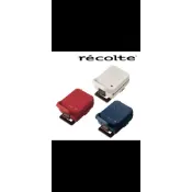 recolte 麗克特Plaid 厚燒格子三明治機 / 熱壓吐司機