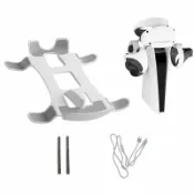 全球選品1館 生活百貨 PSVR2收納支架PS VR2一分二充電線帶充電指示燈PS5耳機收納套裝