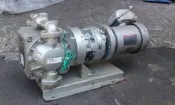 日本進口TAIYO 口徑:6分鋁合金電動雙隔膜幫浦---抽污泥/濃稠性液體等---不需空壓機就可使用