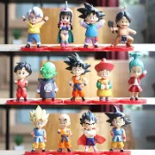 楓幕百貨 新品優惠！！！七龍珠 Q版 童年幼年孫悟空琪琪貝吉塔特蘭克斯手辦公仔模型擺件