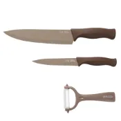 (贈品)鍋寶 不鏽鋼3件式刀具組