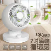 【康是美官方網購】【SDL 山多力】7吋渦輪循環扇（SL-VF07）_廠商直送