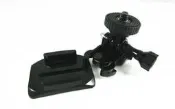 GQ08 通用型 安全帽支架 行車紀錄器支架 底座 GOPRO/SJ4000/S100 K1 F1【1/4接孔】DIY