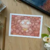 可愛原創插畫 馬鈴薯狗狗 明信片 壓力
