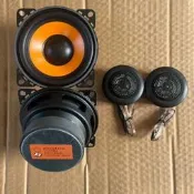 【！上新！】賓士拆車Logic74寸中低音喇叭，橙色盆設計！原裝正品，