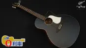 『放輕鬆樂器』全館免運費 Anuenue SINGER GA01 BLK 黑色 41吋 面單板 鳥吉他 木吉他