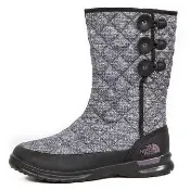 川山岳海 [ THE NORTH FACE ] 女 ThermoBall 鈕扣式保暖雪靴 灰 / 特價品 / NF0A2T5KYSR {23 26}