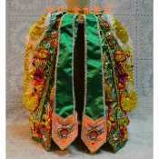 【明祥】A級-特衣龍袍-(綠) 關聖帝君 關公 神衣.神明衣.神明帽 神明用 47廠