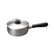 (店+)【柳宗理】日本製18-8不鏽鋼單手鍋18cm/霧面/附蓋(符合人體工學 傳熱均勻) 1-2人鍋湯鍋 片手鍋 入厝 搬家禮 交換禮物