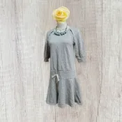 *♡*iROO/淺綠灰色/棉質洋裝/S/二手衣《Anna的百寶箱》