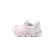 【NIKE 耐吉】Dynamo Free 小童 童鞋 粉白色 毛毛蟲 套入式 無鞋帶 休閒 運動 休閒鞋 343938-637