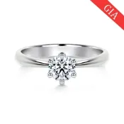 ALUXE 亞立詩 GIA 0.30克拉 DSI1 3EX 18K金 求婚鑽戒 RS0888