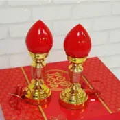 【囍居】 神明燈 桃子燈 佛燈 神桌燈 公媽燈 長明燈 光明燈 佛前燈 祖先燈 供佛燈 宮燈 佛具 拜拜用品 蓮花燈