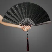 『 功夫扇』新品9寸金屬扇子朱雀井宿九寸十四方功夫合金鋼扇絹布鎂鋁合金扇 防身功夫扇 不鏽鋼折扇 折扇