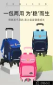 林之舍家居 書包 小學霸拉桿書包1-3-6年級小學生男女孩兒童帶六輪爬樓梯拖拉箱包-開學季免運 開發票