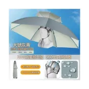 (店+)傘帽頭戴大號釣魚傘帽摺疊頭傘防曬帽子防雨傘帽戶外採茶斗笠頭傘