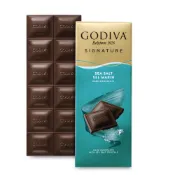 GODIVA 歌帝梵 海鹽黑巧克力磚2入組