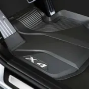 BMW 原廠 Floor Liner 高邊防水腳踏墊 X4 G02 X4M F98 專用橡膠踏墊【YGAUTO】