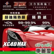 【SUN MARK 桑瑪克】尊爵XC40 MAX 前擋 特殊車 隔熱紙 送安裝(車麗屋)