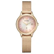 【CITIZEN 星辰】XC 亞洲限定推薦款米蘭帶光動能女錶/28mm 父親節 (EW2635-54W)