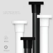 【PLUSIEURS】消光色伸縮門桿 窗簾桿 衣櫥支撐桿(可伸縮70-120公分)