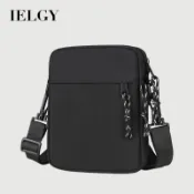 IELGY 男士斜背包休閒時尚 輕便運動 手機迷你小挎包
