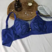 【曼黛瑪璉】蕾絲提托內衣 B-D罩杯(荷蘭藍)