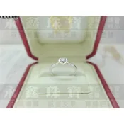 二手Cartier 卡地亞 Diamants Légers 鑽戒 0.13ct 18K m1341-02