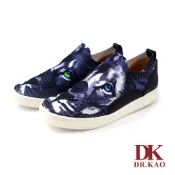 【DK 空氣鞋】動物圖騰空氣女鞋 89-0034-69 灰藍色