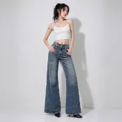 【LEVIS】可調節腰扣牛仔喇叭褲 女生牛仔褲 熱賣單品 0081R-0011