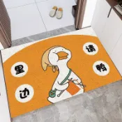 卡通字母網紅可裁絲圈家用大門門墊除塵防滑蹭土腳墊入戶玄關地墊 GVGR