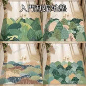 嚴選  進門傢用絲圈地毯 門口地墊 刮泥地墊 玄關地墊 入戶地墊 小清新玄關可裁剪腳墊大門口蹭土墊子 絲圈地墊 線圈地墊