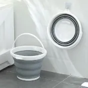 【DREAMCATCHER】折疊水桶-3L(露營水桶/摺疊水桶/摺疊收納桶/釣魚水桶/伸縮水桶/洗車水桶/儲水)