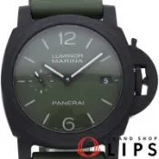【DOKODEMO】沛納海 Luminor Quaranta Carbotech 40mm 綠色 PAM01526 - 附錶盒、保固卡、碳纖維/橡膠錶帶、男士腕錶、綠色、2024 年款、成色極佳 [二手]