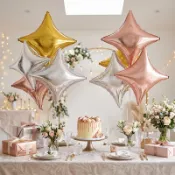 18吋 四角星 氣球 鋁箔氣球 派對用品 婚禮小物 生日派對 生日佈置 派對小物 派對佈置