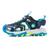 GOODYEAR固特異【迷彩一夏】童鞋 磁扣護趾運動涼鞋 藍 / GAKS58916/K Shoes Plaza