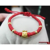 豐瓏銀樓 豐瓏珠寶999黃金3D硬金黃金福袋蠟繩 嬰兒手繩 彌月禮 滿月禮 大人小孩都有哦 可抵蝦幣
